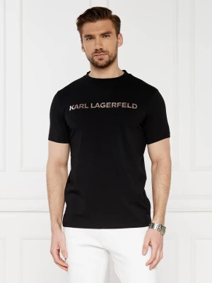 Karl Lagerfeld T-shirt | Regular Fit czarny