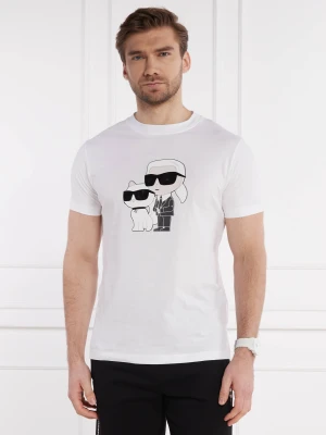 Karl Lagerfeld T-shirt | Regular Fit biały