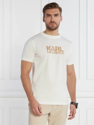 Karl Lagerfeld T-shirt | Regular Fit biały