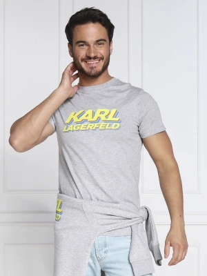 Karl Lagerfeld T-shirt | Regular Fit granatowy