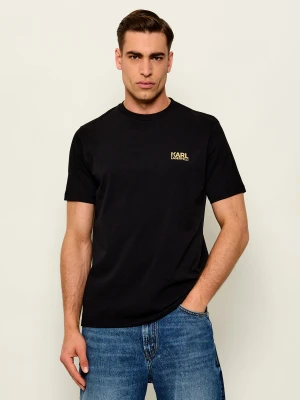 Karl Lagerfeld T-shirt | Regular Fit czarny