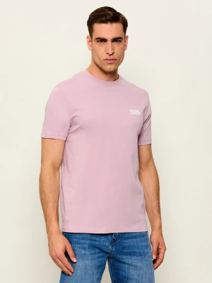 Karl Lagerfeld T-shirt | Regular Fit różowy