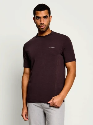 Karl Lagerfeld T-shirt | Regular Fit brązowy