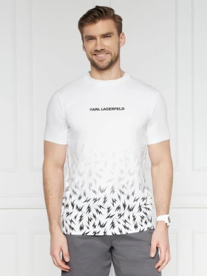 Karl Lagerfeld T-shirt | Regular Fit | stretch biały