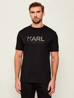 Karl Lagerfeld T-shirt | Regular Fit | z dodatkiem wełny