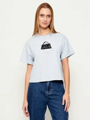 Karl Lagerfeld T-shirt Signature bag | Oversize fit
