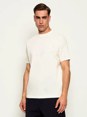 Karl Lagerfeld T-shirt | Slim Fit kremowy