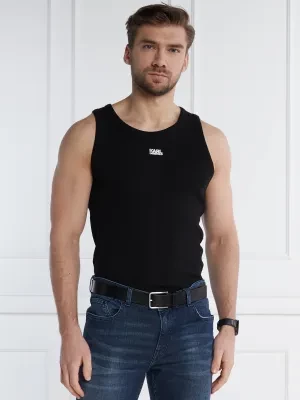 Karl Lagerfeld Tank top CREWNECK | Slim Fit