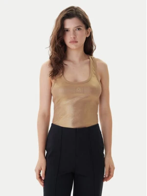 KARL LAGERFELD Top B1W17087 Złoty Slim Fit