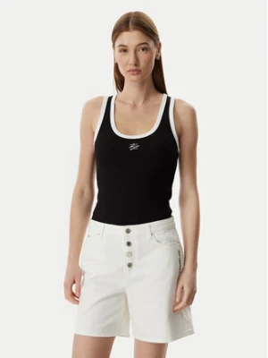 KARL LAGERFELD Top B2W17003 Czarny Slim Fit