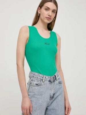 Karl Lagerfeld top bawełniany