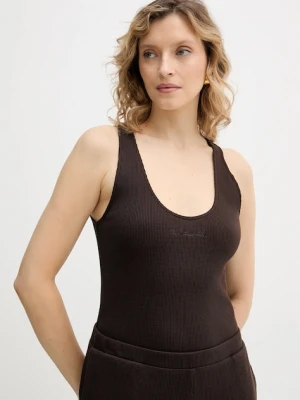 Karl Lagerfeld top bawełniany HOTEL KARL