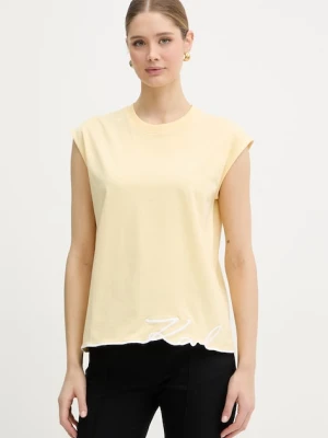 Karl Lagerfeld top damski bawełniany