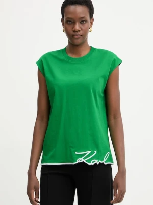 Karl Lagerfeld top damski bawełniany