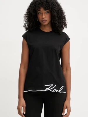 Karl Lagerfeld top damski bawełniany