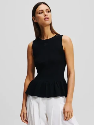 Karl Lagerfeld top kolor czarny A2W18014