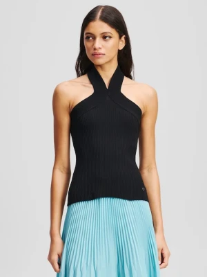 Karl Lagerfeld top kolor czarny A3W18028