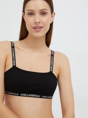 Karl Lagerfeld top piżamowy 225W2112 czarny
