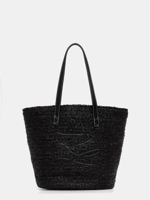 Karl Lagerfeld torba plażowa damska pleciona K/AUTOGRAPH
