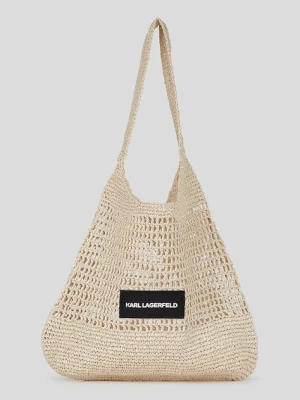 Karl Lagerfeld torba plażowa K/ESSENTIAL beżowy