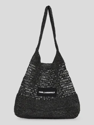 Karl Lagerfeld torba plażowa kolor czarny A3W46033