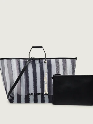Karl Lagerfeld Torba plażowa + saszetka Ikon
