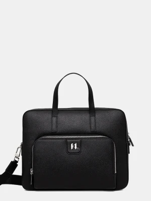 Karl Lagerfeld torba skórzana K/MONOGRAM czarny