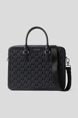 Karl Lagerfeld torba skórzana kolor czarny