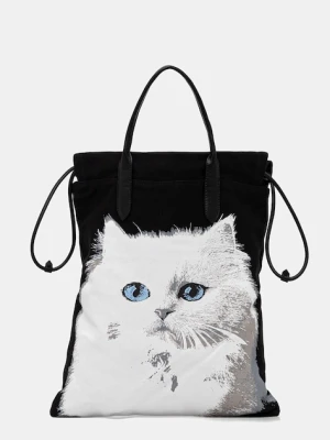 Karl Lagerfeld torebka bawełniana IKON