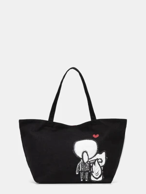 Karl Lagerfeld torebka bawełniana IKON