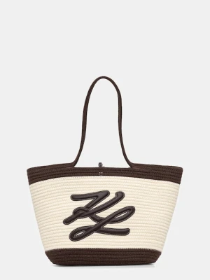 Karl Lagerfeld torebka bawełniana K/AUTOGRAPH