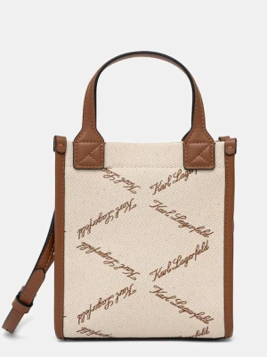 Karl Lagerfeld torebka crossbody damska bawełniana K/VILLE