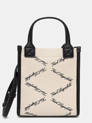 Karl Lagerfeld torebka crossbody damska bawełniana K/VILLE