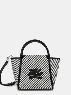 Karl Lagerfeld torebka crossbody damska pleciona K/AUTOGRAPH
