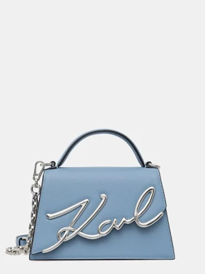 Karl Lagerfeld torebka crossbody damska skórzana K/SIGNATURE
