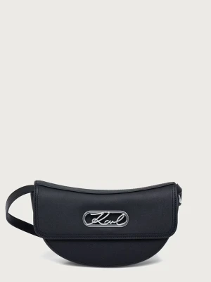 Karl Lagerfeld torebka crossbody damska skórzana K / SIGNATURE czarny
