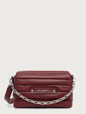 Karl Lagerfeld torebka crossbody damska z imitacji skóry K / ESSENTIAL czerwony