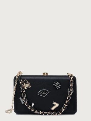 Karl Lagerfeld torebka crossbody damska z imitacji skóry K / SOIREE czarny