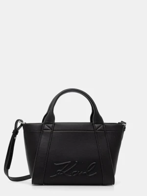 Karl Lagerfeld torebka crossbody damska z imitacji zamszu K/VILLE