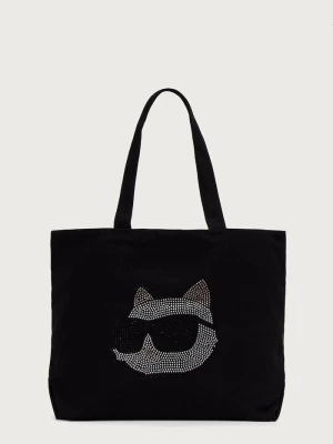 Karl Lagerfeld torebka damska bawełniana czarny
