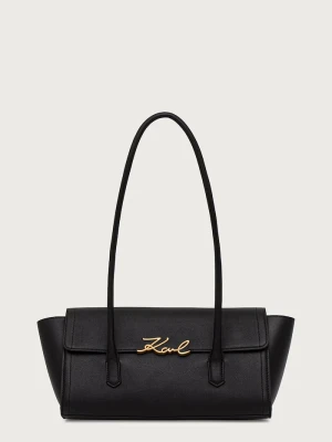 Karl Lagerfeld torebka damska skórzana K / SIGNATURE czarny