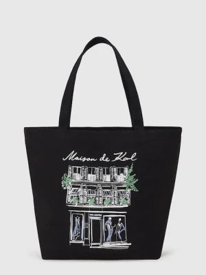 Karl Lagerfeld torebka dwustronna kolor czarny A4W50058