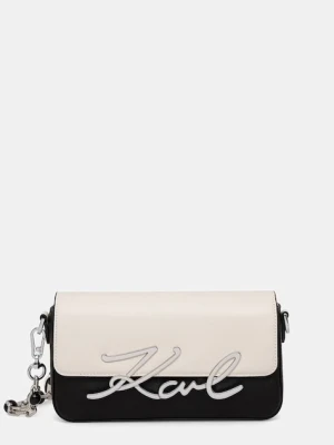 Karl Lagerfeld torebka hobo damska skórzana K/SIGNATURE