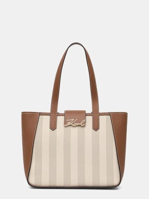 Karl Lagerfeld torebka hobo damska z imitacji skóry K/SIGNATURE