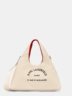 Karl Lagerfeld torebka K/RSG kolor beżowy B1W50016