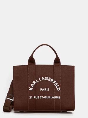 Karl Lagerfeld torebka K/RSG kolor brązowy A1W50010