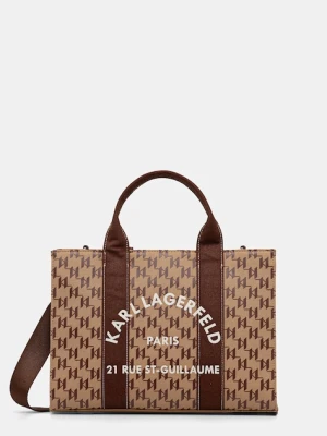 Karl Lagerfeld torebka K/RSG kolor brązowy B1W50021