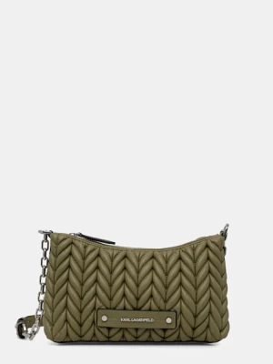 Karl Lagerfeld torebka K/WEAVE kolor zielony B1W30082