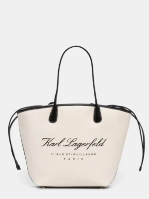 Karl Lagerfeld torebka kolor beżowy A1W46075