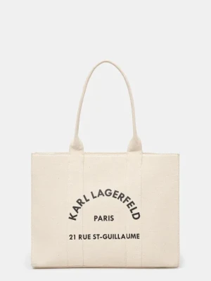 Karl Lagerfeld torebka kolor beżowy A1W50009